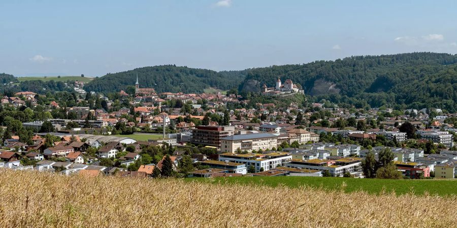 Blick auf Burgdorf.