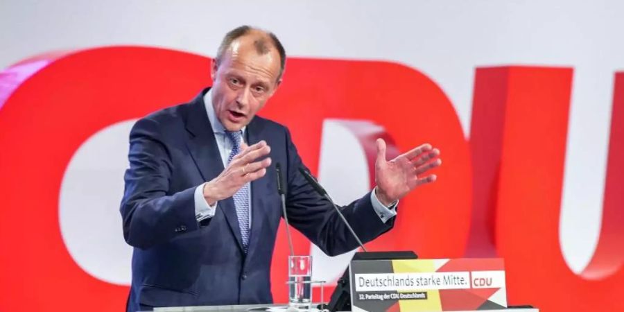 Ex-Unionsfraktionschef Friedrich Merz kandidiert zum dritten Mal in Folge für den CDU-Vorsitz. Foto: Kay Nietfeld/dpa