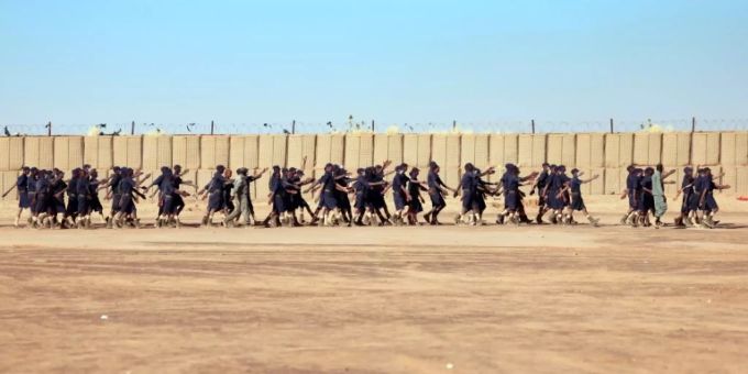 Malische Soldaten bei einer Übung Mali Soldaten