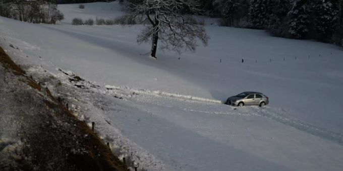 Der Fahrer war in fahrunfähigem Zustand unterwegs.