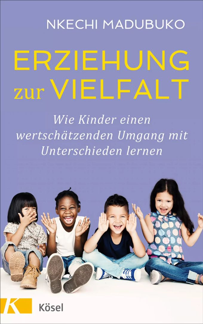 Nkechi Madubuko: «Erziehung zur Vielfalt. Wie Kinder einen wertschätzenden Umgang mit Unterschieden lernen», Kösel Verlag, 192 Seiten, 18,00 Euro (etwa 18,70 Franken), ISBN: 978-3-466-31166-9. Buchcover