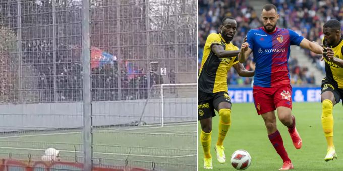 An YB-Juniorenpartie - FCB-Fans protestieren gegen Spielverschiebung