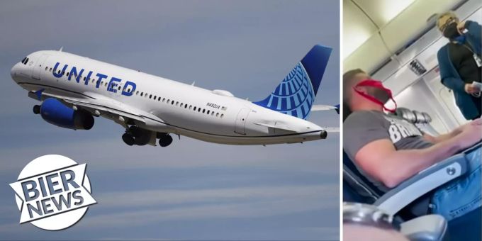 Tanga statt Maske - US-Maskengegner wird aus United-Maschine geworfen