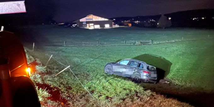 Beim Unfall wurde der Lenker leicht verletzt. Unfall