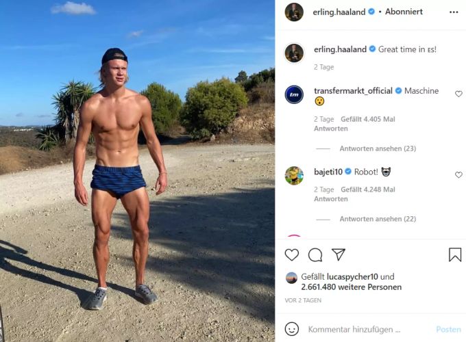 Erling Haaland steht beim BVB vor dem Comeback – an der Fitness hat der Norweger an nichts eingebüsst. BVB