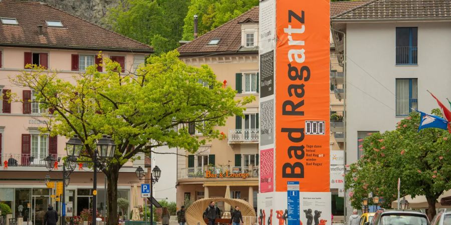 Bad Ragaz im Kanton St. Gallen.