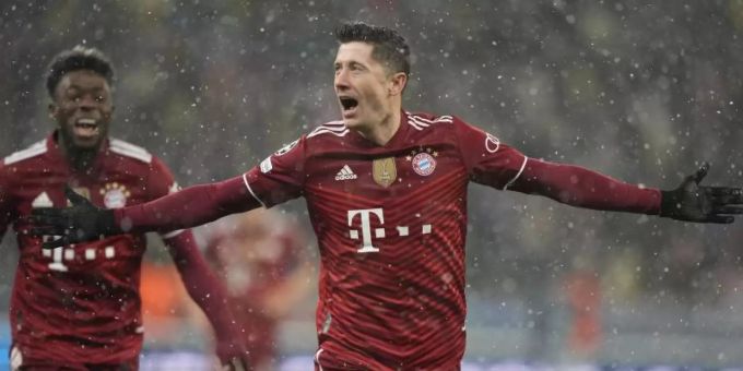 In der laufenden Saison steht Robert Lewandowski bei 25 Treffern in 20 Spielen. Foto: Efrem Lukatsky/AP/dpa/Archivbild In der laufenden Saison steht Robert Lewandowski bei 25 Treffern in 20 Spielen. Foto: Efrem Lukatsky/AP/dpa/Archivbild