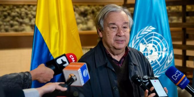 Bogotá - UN-Generalsekretär Guterres würdigt Kolumbiens Friedensabkommen mit Farc-Rebellen