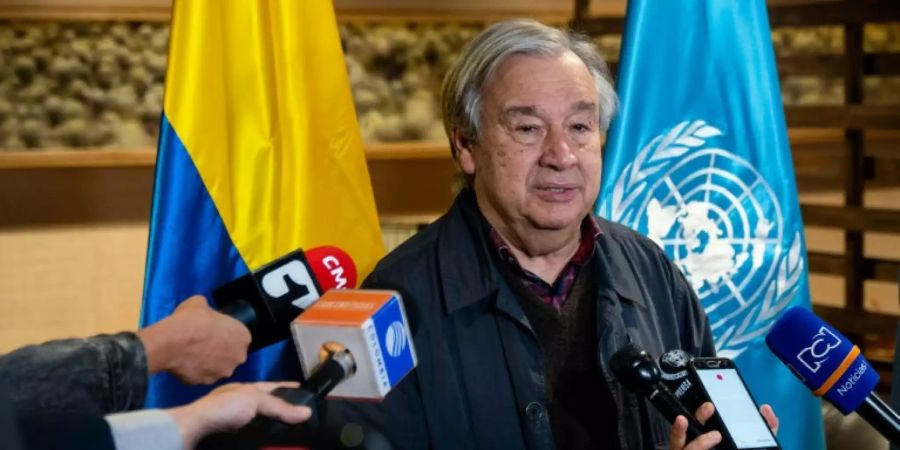 António Guterres in Bogotá