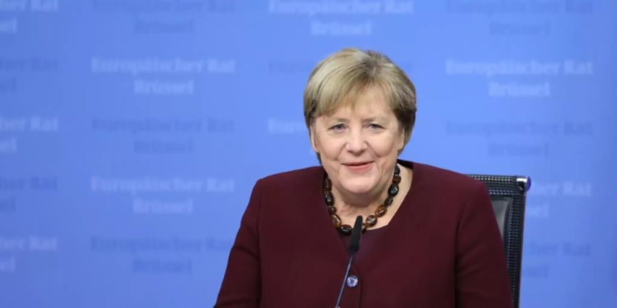 Kanzlerin Merkel am Freitag in Brüssel