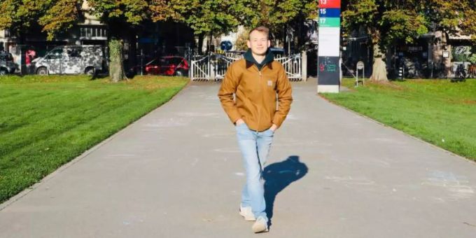 Klimaaktivist Jonas Kampus. Klimastreik Jonas Kampus