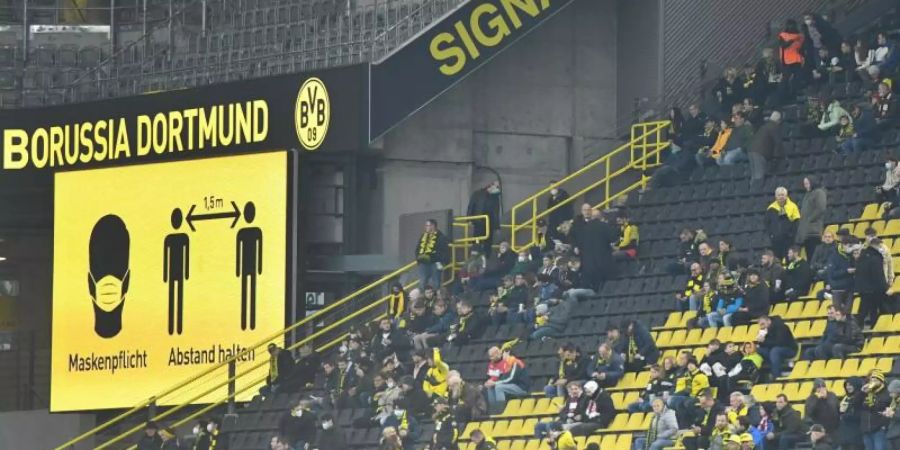 Borussia Dortmund storniert die Bayern-Tickets. Foto: Bernd Thissen/dpa