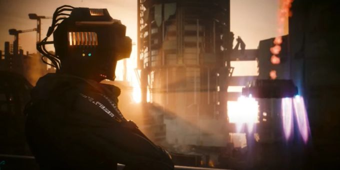 Ein Screenshot aus dem Gameplay-Trailer von «Cyberpunk 2077: Phantom Liberty». cyberpunk 2077 phantom liberty