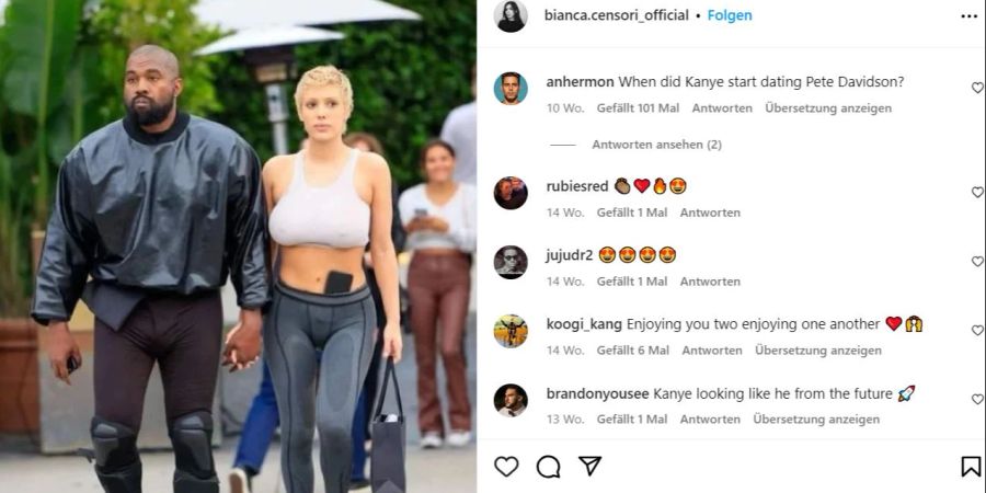 Kanye West Bianca Censori