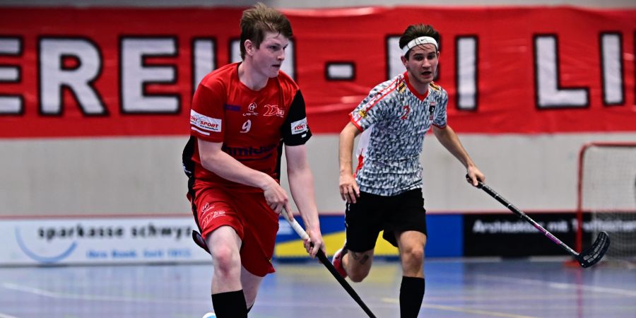 Andy Scherrer  vom den Vipers InnerSchwyz im Spiel.