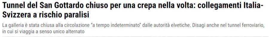 «Il Giorno» macht sich Sorgen um die schweiz-italienischen Beziehungen.