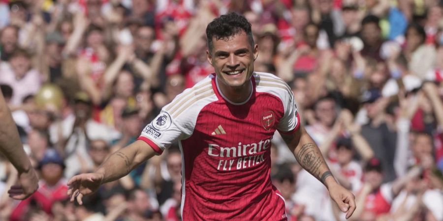 Granit Xhaka spielte von 2016 bis 2023 für Arsenal.