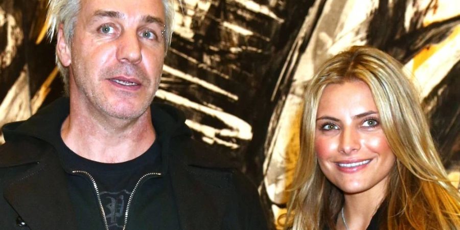 Till Lindemann mit Sophia Thomalla in Berlin im Jahr 2013.