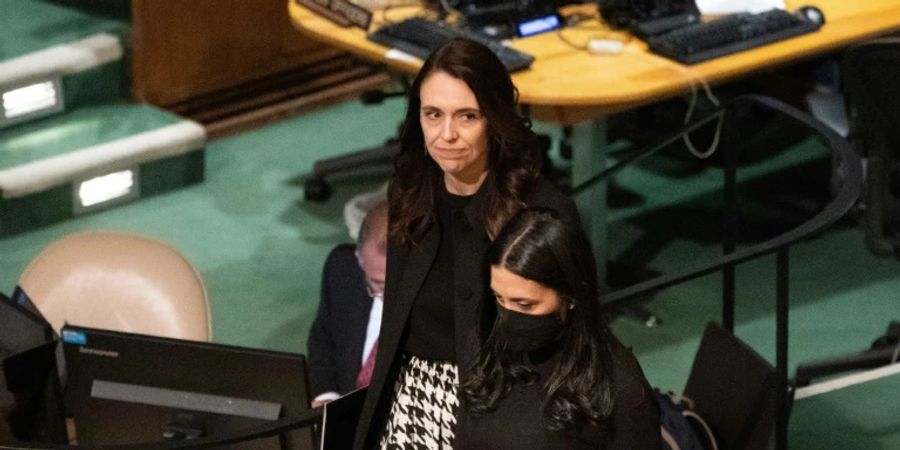 Jacinda Ardern im neuseeländischen Parlament