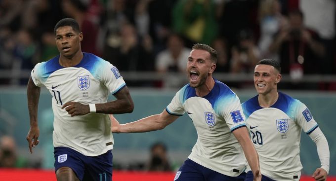Wussten in der Gruppenphase zu überzeugen: Marcus Rashford und das englische Nationalteam. WM 2022