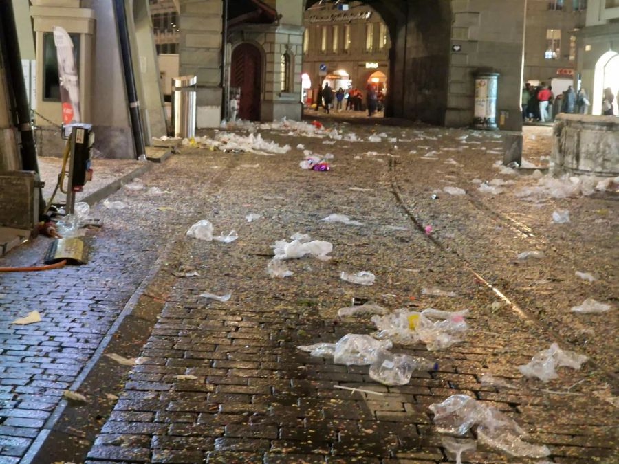 Laut der Stadt Bern war dieser nach den Festivitäten rasch beseitigt.