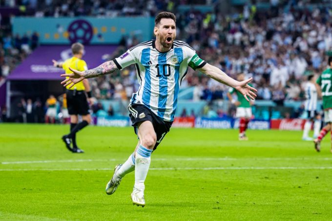 Argentiniens Lionel Messi jubelt nach seinem Tor zum 1:0 gegen Mexiko. Die WM 2022 ist seine letzte Endrunde. WM 2022
