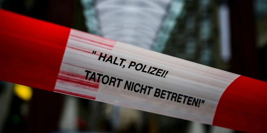 Absperrband der Polizei