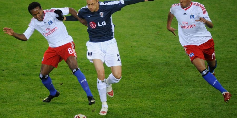 Bald wie in alten Zeiten? Jérôme Boateng (r.) will eine Rückkehr ins HSV-Trikot nicht ausschliessen.