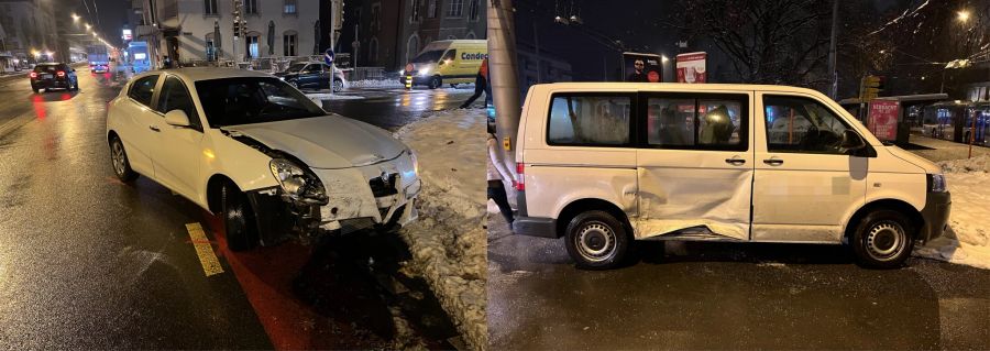 An beiden Fahrzeugen entstand ein Sachschaden.