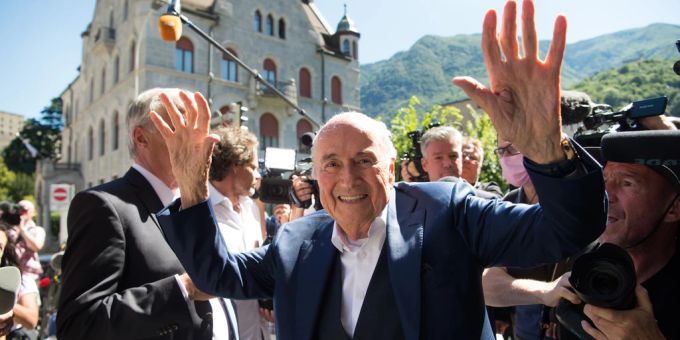 Sepp Blatter wurde im Sommer in der Causa FIFA freigesprochen, die Bundesanwaltschaft hat Rekurs eingelegt. Sepp Blatter FIFA Prozess