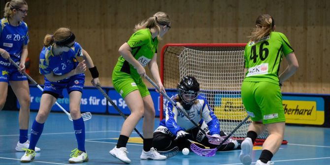 Junioren-Spielerinnen der Kloten-Dietlikon Jets.