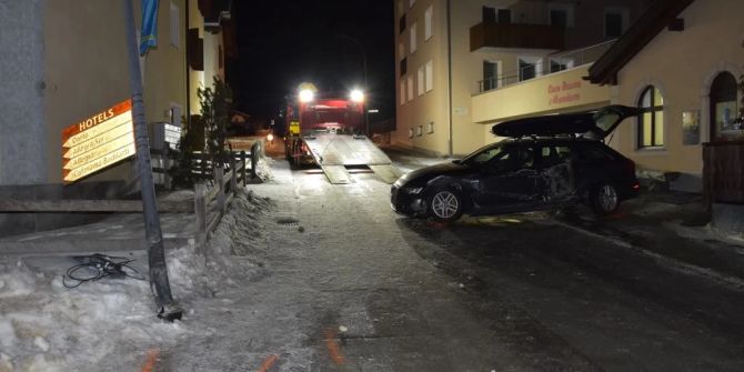 Verkehrsunfall Graubünden Zuoz