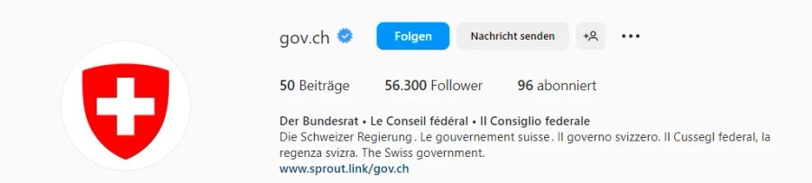 Bundesrat Instagram