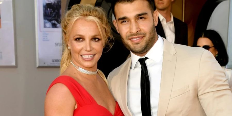 Britney Spears mit Ehemann Sam Asghari.