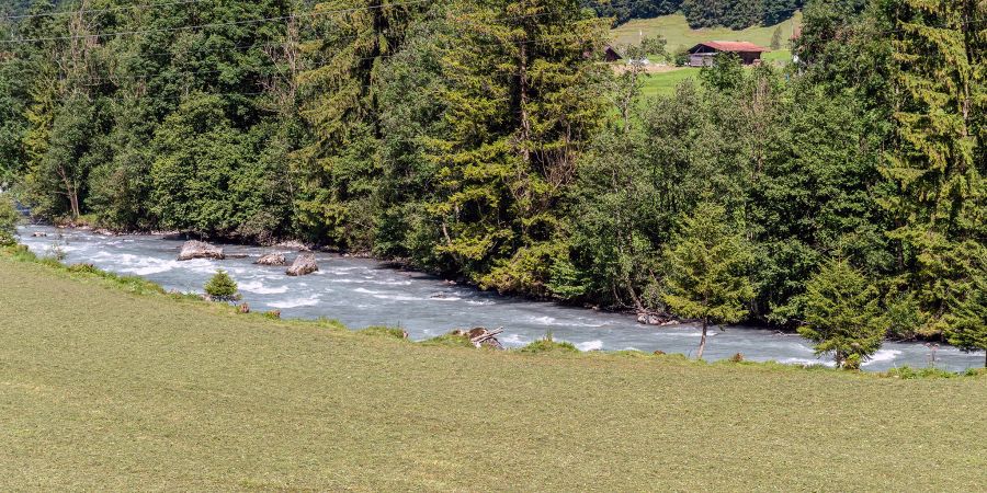 Die Kander bei Kandergrund.