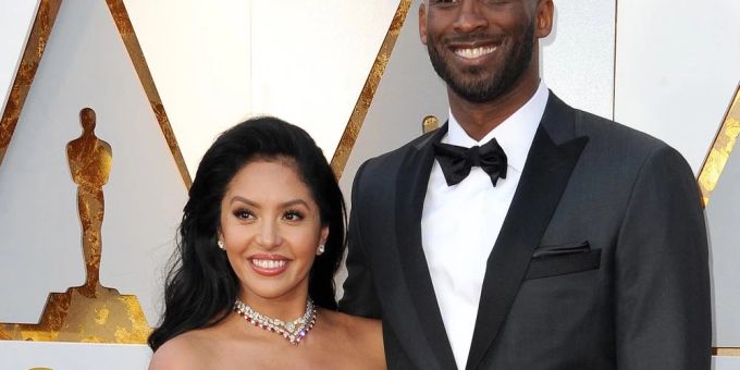 Vanessa und Kobe Bryant im Jahr 2018. Vanessa und Kobe Bryant im Jahr 2018.