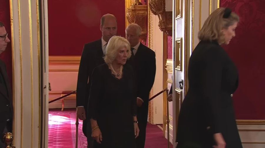 King Charles ist offiziell König. Auch Prinz William und Camilla waren anwesend.