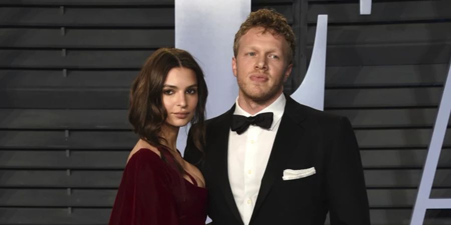 Emily Ratajkowski und ihr Noch-Ehemann Sebastian Bear-McClard an der Oscar-Verleihung 2018.