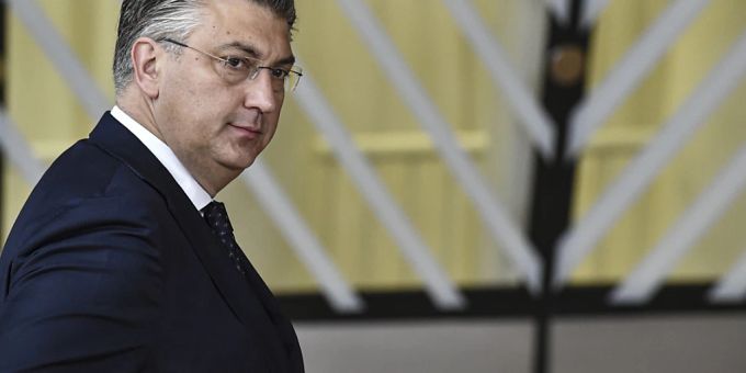 FILED - Croatia's Prime Minister Andrej Plenkovic, arrives for the meeting on the second day of an EU Summit. Photo: Gaetan Claessens/European Council/dpa - ATTENTION: editorial use only and only if the credit mentioned above is referenced in full FILED - Croatia's Prime Minister Andrej Plenkovic, arrives for the meeting on the second day of an EU Summit. Photo: Gaetan Claessens/European Council/dpa - ATTENTION: editorial use only and only if the credit mentioned above is referenced in full
