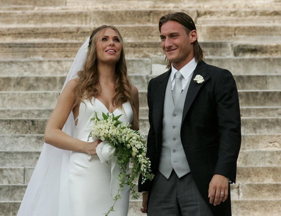 Francesco Totti und Ilary Blasi heirateten 2005.