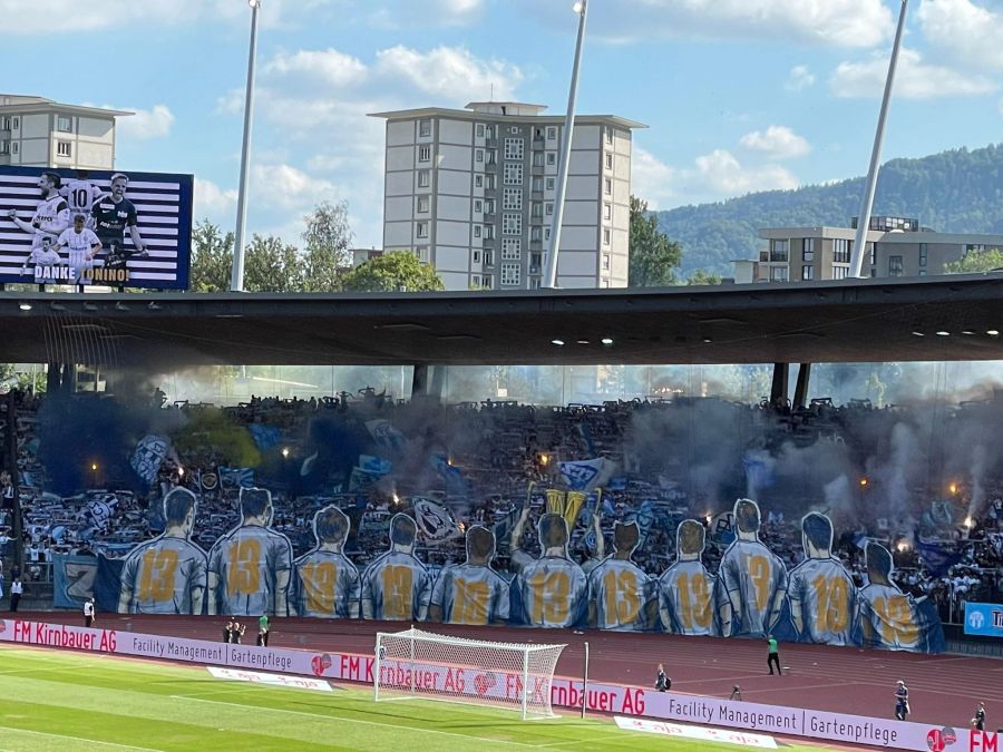 Die Fans des FC Zürich sorgen für eine stimmungsvolle Heim-Kulisse im Klassiker.