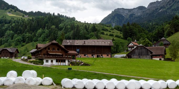 Landschaft bei Flühli. Landschaft bei Flühli.