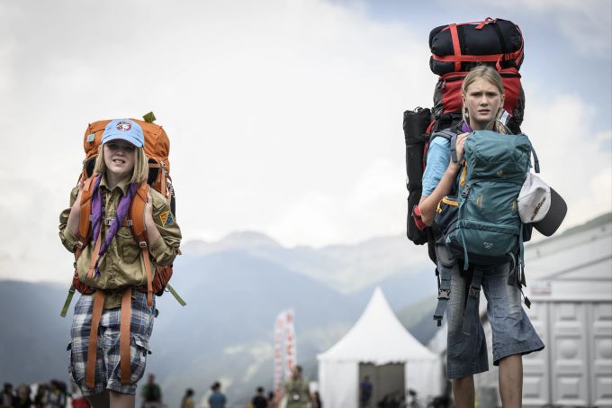 Für einige der jungen Pfader ist das Bundeslager der erste längere Aufenthalt weg von zu Hause. PFADI BUNDESLAGER 2022