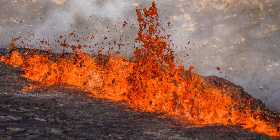 Das Land der Naturgewalten: In Island gab es einen Vulkanausbruch.