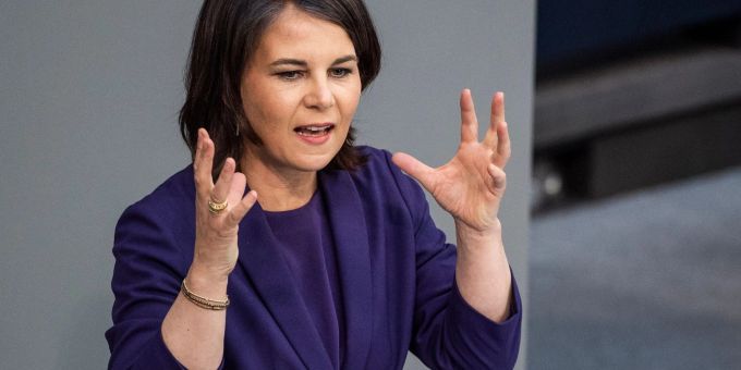Aussenministerin Annalena Baerbock (Bündnis90/Die Grünen). baerbock