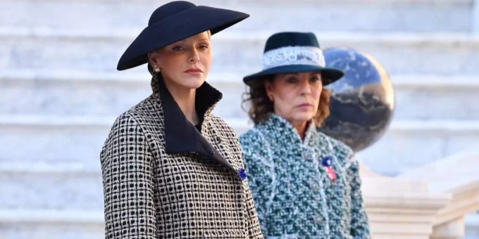 Charlène von Monaco mit Schwägerin Caroline. charlène von monaco