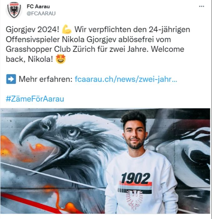 Der FC Aarau präsentiert den nächsten Neuzugang. Aarau