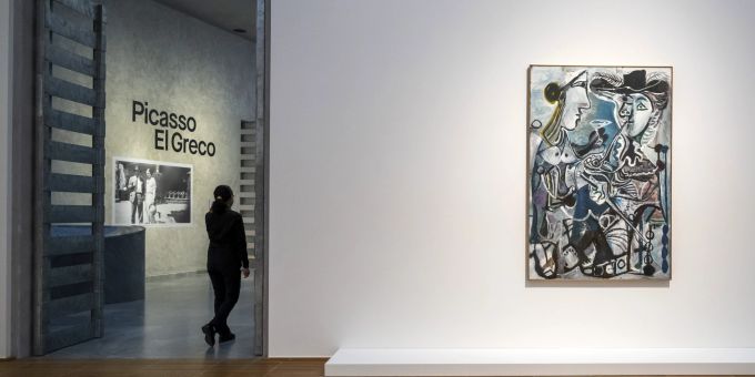Die Ausstellung von Pablo Picasso und El Greco im Kunstmuseum Basel. (KEYSTONE/Georgios Kefalas) pablo picasso