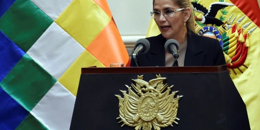 Jeanine Áñez im Januar 2020