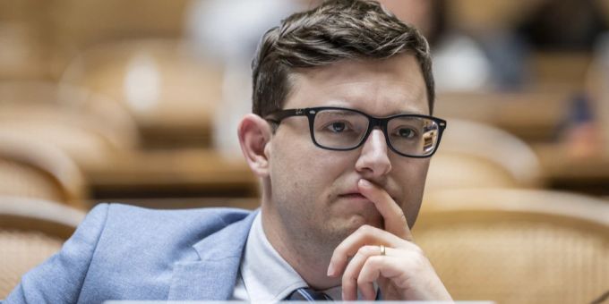 Der Präsident der Zürcher SVP, Benjamin Fischer. Fischer